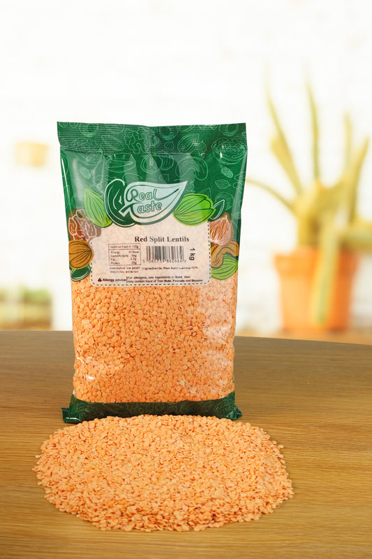 Real Taste Red Split Lentils – High Protein Plant-Based Staple UK