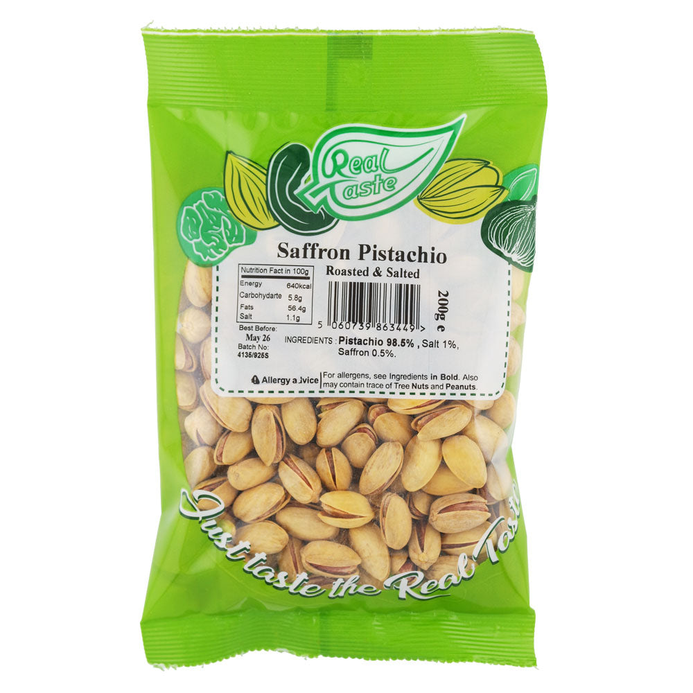 Roasted & Salted Saffron Pistachios - 200g