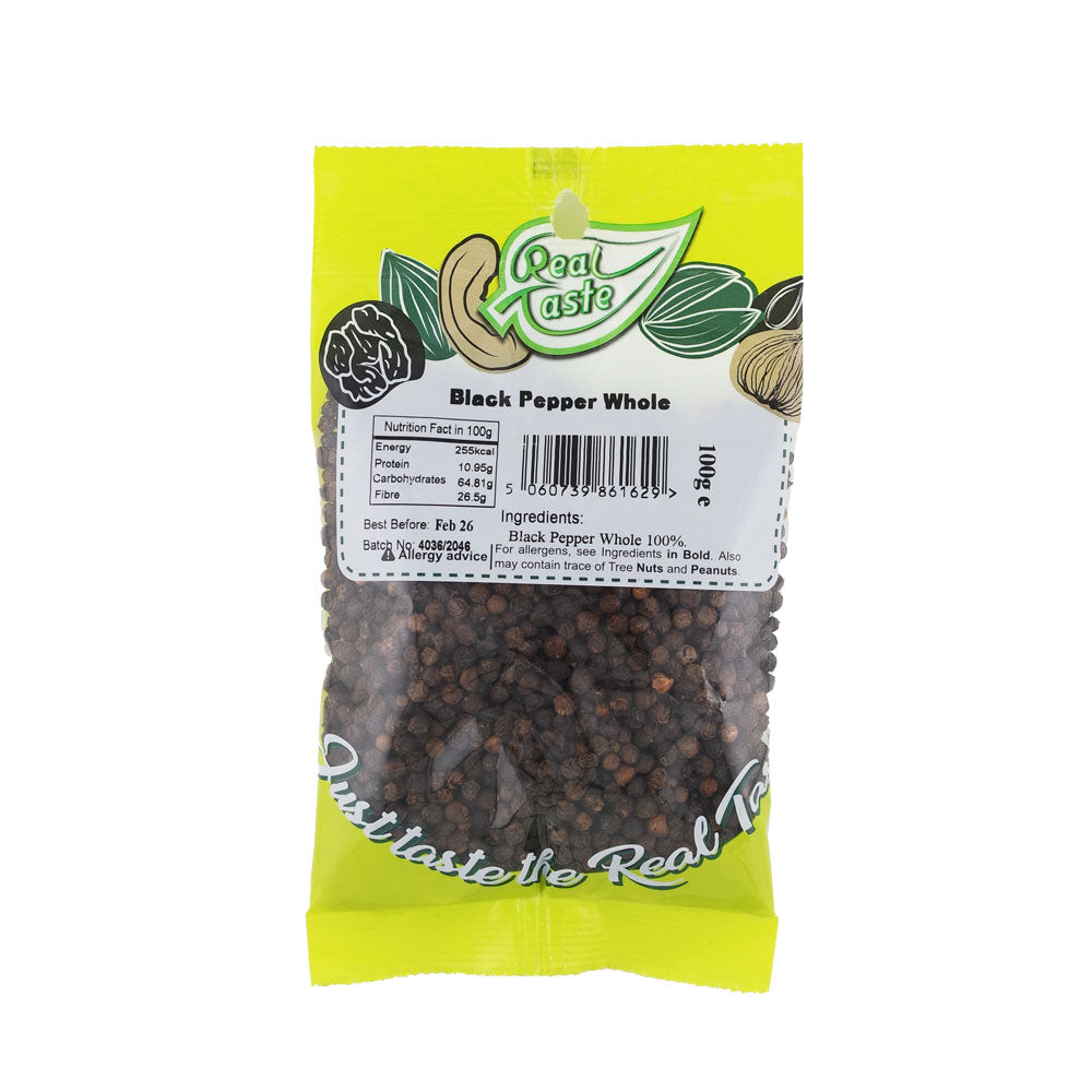 Black Pepper Whole - 100g